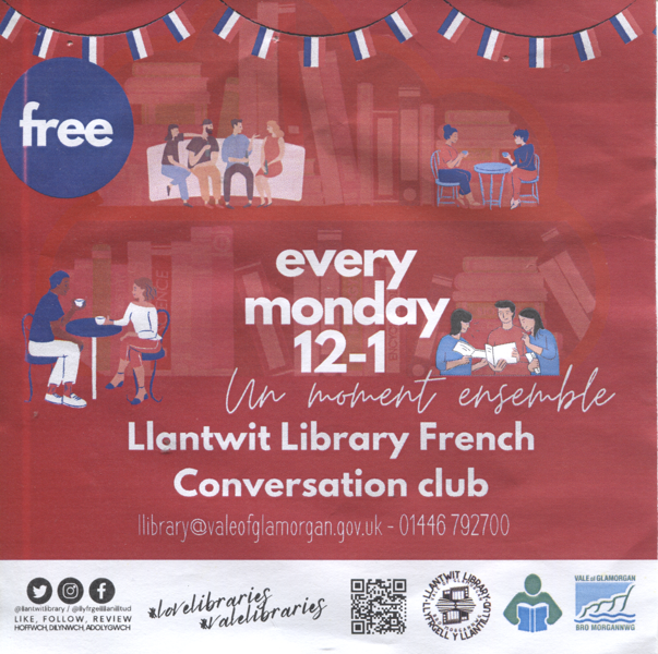 Flyer of library event